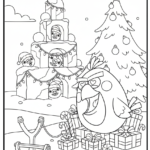 coloriage Angry Birds à imprimer gratuitement pdf