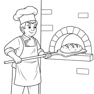 coloriage Chef updated à imprimer pour enfant de 3 ans