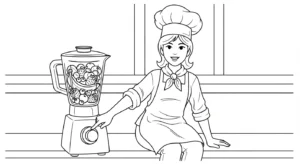 coloriage Chef updated à imprimer pour enfant de 2 ans