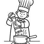 télécharger coloriage Chef updated gratuit