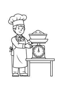 coloriage Chef updated à imprimer a4