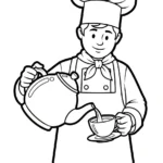 coloriage Chef updated gratuit à imprimer