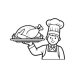 coloriage Chef updated a imprimer pour enfant de 4 ans