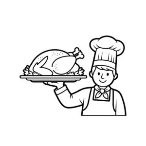 coloriage Chef updated a imprimer pour enfant de 4 ans