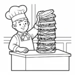 imprimer coloriage Chef updated