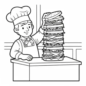imprimer coloriage Chef updated