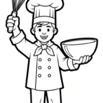 coloriage Chef updated à imprimer pour enfants