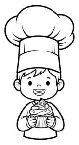 coloriage Chef updated pour enfants à télécharger