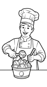 coloriage Chef updated a dessiner et imprimer