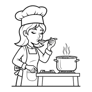 coloriage Chef updated à imprimer pdf
