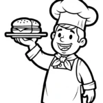 coloriage Chef updated à imprimer pour enfant de 10 ans