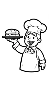 coloriage Chef updated à imprimer pour enfant de 10 ans