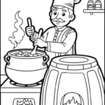 imprimer coloriage Chef updated