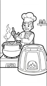 imprimer coloriage Chef updated