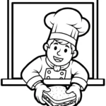 coloriage Chef updated pour enfants à imprimer