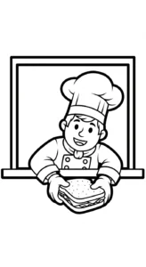 coloriage Chef updated pour enfants à imprimer