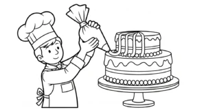 coloriage Chef updated pour enfants à télécharger