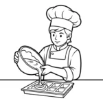 coloriage Chef updated pour bebe a imprimer