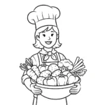 coloriage Chef updated pour enfants