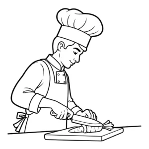 coloriage Chef updated a colorier en ligne gratuitement