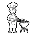 coloriage Chef updated pour enfant de 7 ans
