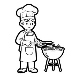 coloriage Chef updated pour enfant de 7 ans