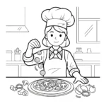 coloriage Chef updated et dessin a imprimer