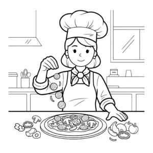 coloriage Chef updated et dessin a imprimer