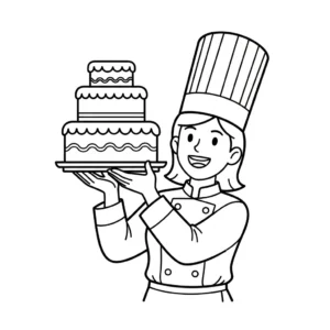 coloriage Chef updated à imprimer pour enfant de 7 ans