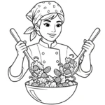 coloriage Chef updated à imprimer gratuitement pdf