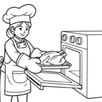 coloriage Chef updated pour enfant de 2 ans