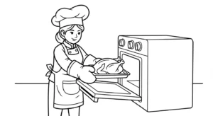 coloriage Chef updated pour enfant de 2 ans