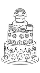 coloriage Fête de la Saint Patrick updated et decoupage
