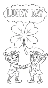 coloriage Fête de la Saint Patrick updated pour enfant de 7 ans