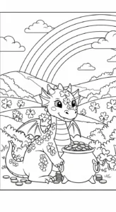 coloriage Fête de la Saint Patrick updated pour enfant de 3 ans