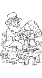 coloriage Fête de la Saint Patrick updated et découpage à imprimer