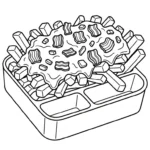 coloriage Frites updated pour primaire