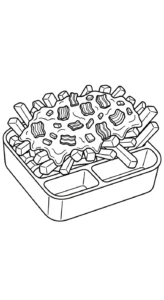 coloriage Frites updated pour primaire