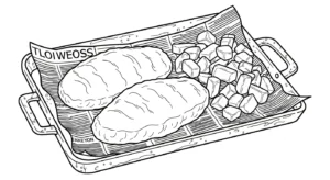 coloriage Frites updated et decoupage