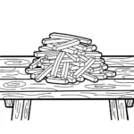 coloriage Frites updated pour enfants a imprimer gratuit