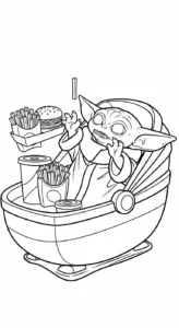 coloriage Frites updated et dessin a imprimer