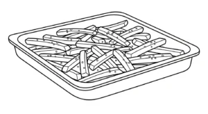 coloriage Frites updated pour enfant de 8 ans