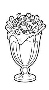 coloriage Frites updated a dessiner en ligne