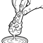 coloriage Frites updated pour enfant de 8 ans