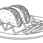 imprimer coloriage Frites updated gratuit