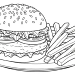 coloriage Frites updated pour enfants