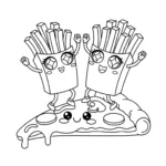 télécharger coloriage Frites updated gratuit
