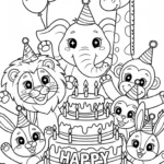 coloriage Kawaii Animaux updated à imprimer a4