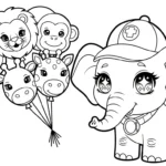 coloriage Kawaii Animaux updated gratuit pour enfants
