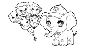 coloriage Kawaii Animaux updated gratuit pour enfants